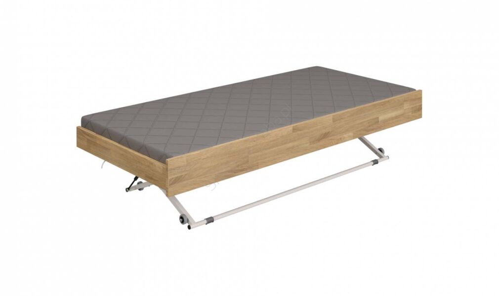 Łóżko rozkładane 90x190 PAIDI Sten Comfort solidny dąb (1187884)