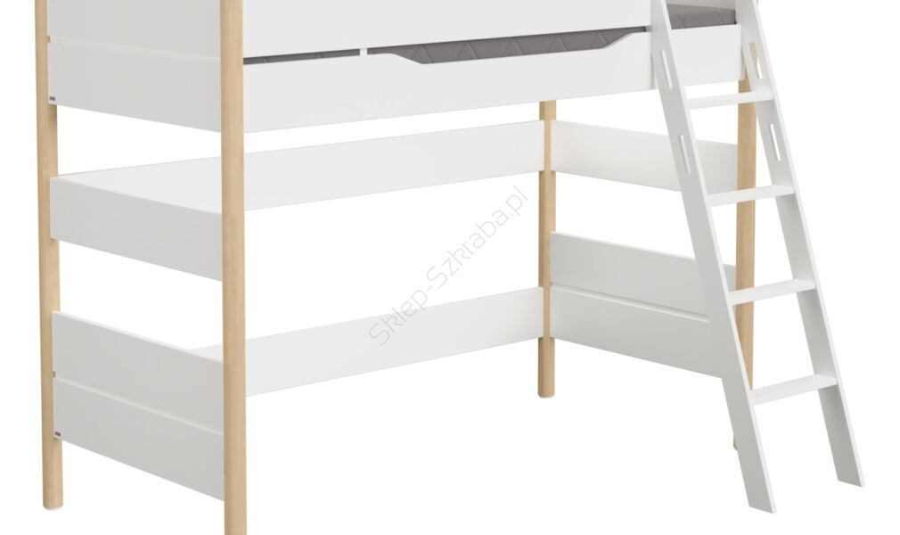 Łóżko piętrowe 160cm 90x200 PAIDI Ylvie imitacja brzozy (1158306)