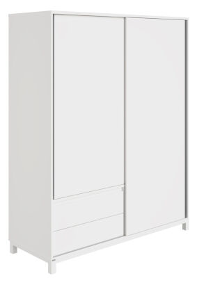 Szafa na ubrania cztero-drzwiowa z wymiennymi frezami PAIDI Olli kredowy-biały (1681451)