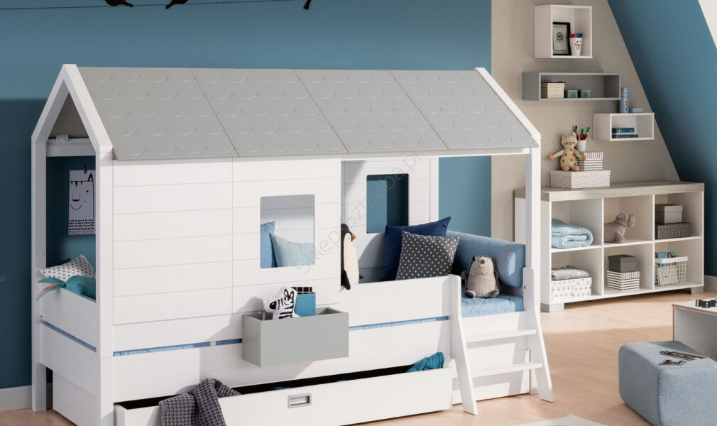 Drabinka PAIDI Tiago / Tiny House kredowy-biały (2396901)