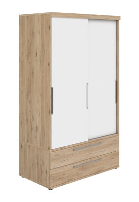 Szafa drzwi przesuwane dwoma dolnymi szufladami PAIDI Fionn / Remo  (1311017)