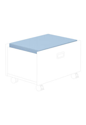 Poduszka do pojemnika na kółkach pod łóżko kabinowe PAIDI bawełna/jasny niebieski (13199313 - 93011)