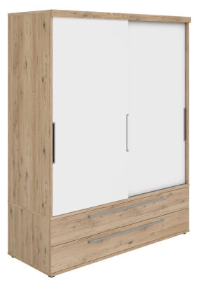 Szafa szeroka dwu-drzwiowa z dwoma dolnymi szufladami  PAIDI Fionn / Remo  (1310317)