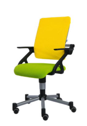 Krzesło PAIDI TIO limonkowe/słoneczno-żółte rama szara (1409454)