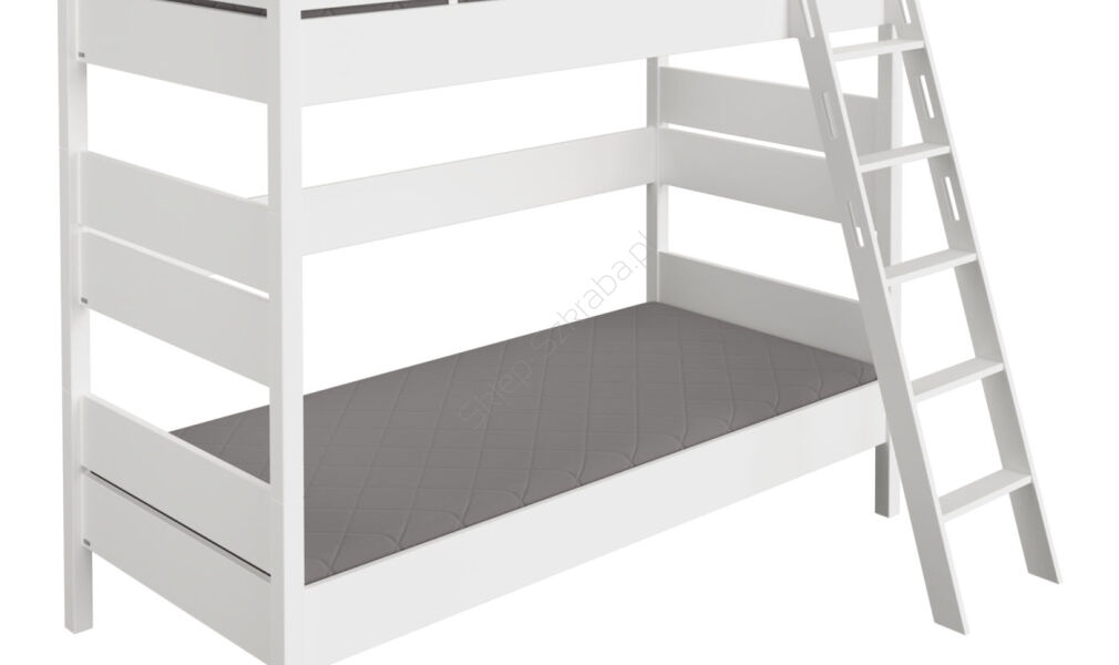 Łóżko piętrowe 180 PAIDI Tiago kredowo-biały (90x200 )(1398231)