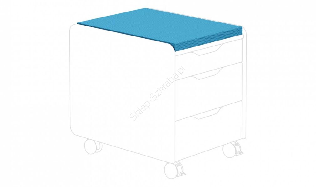 Poduszka na kontener PAIDI Tablo lazurowy niebieski (1404068)