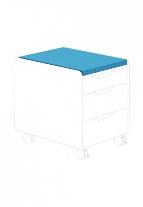 Poduszka na kontener PAIDI Tablo lazurowy niebieski (1404068)