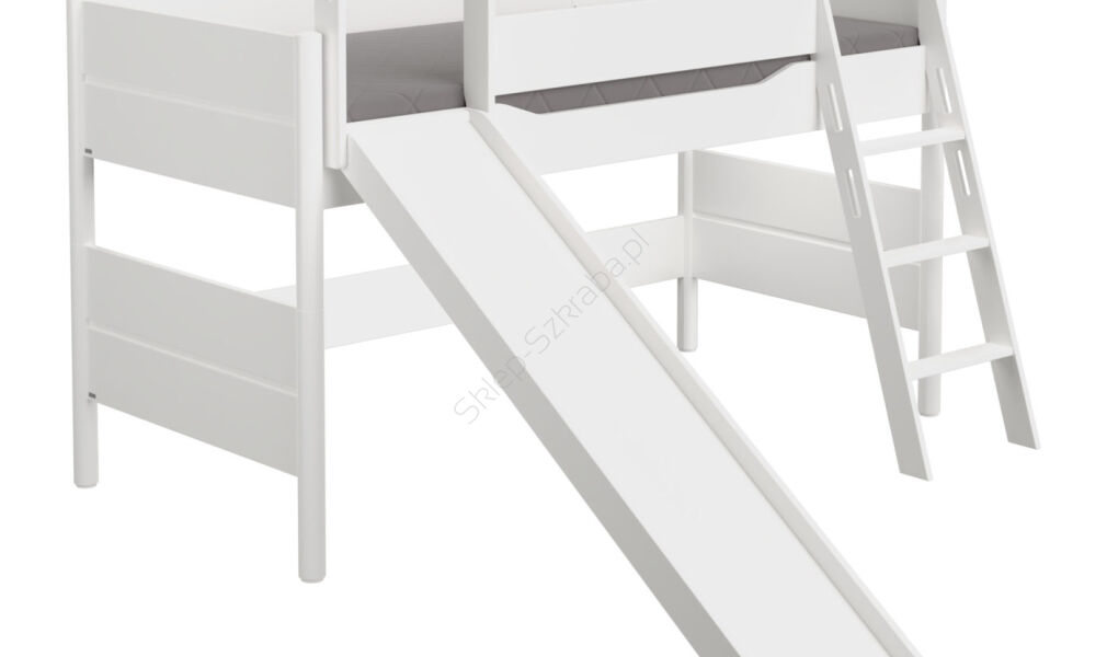 Łóżko do zabawy 120cm 90x200 PAIDI Ylvie kredowo biały (1158501)