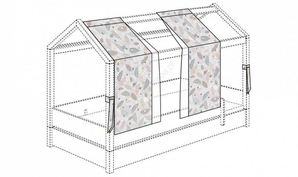 Zestaw zasłon PAIDI Tiny House Afrykański sen (1594040)
