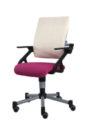 Krzesło PAIDI TIO jeżynowo/białe rama szara (1409430)