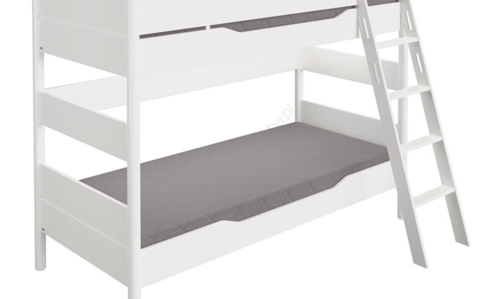 Łóżko podwójne 160cm 90x200 PAIDI Ylvie kredowy-biały (1158331)