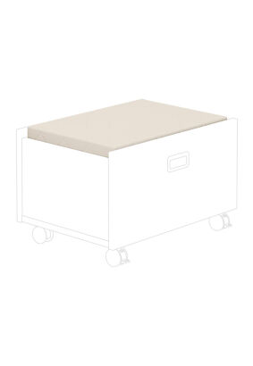 Poduszka na pudełko na kółkach pod łóżko kabinowe PAIDI bawełna/beż (13199313 - 93007)