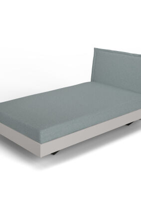 Łóżko wypoczynkowe PAIDI żwirowo szary / popielaty błękit 120x200 (1618169103)