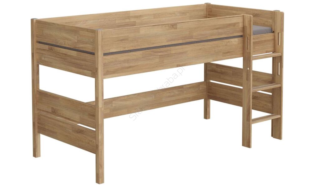 Łóżko do zabawy 120cm 90x200 PAIDI Sten solidny dąb (1188424)