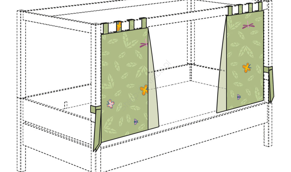 Zestaw zasłon PAIDI Tiny House (Droga pietruszki) (1598040)