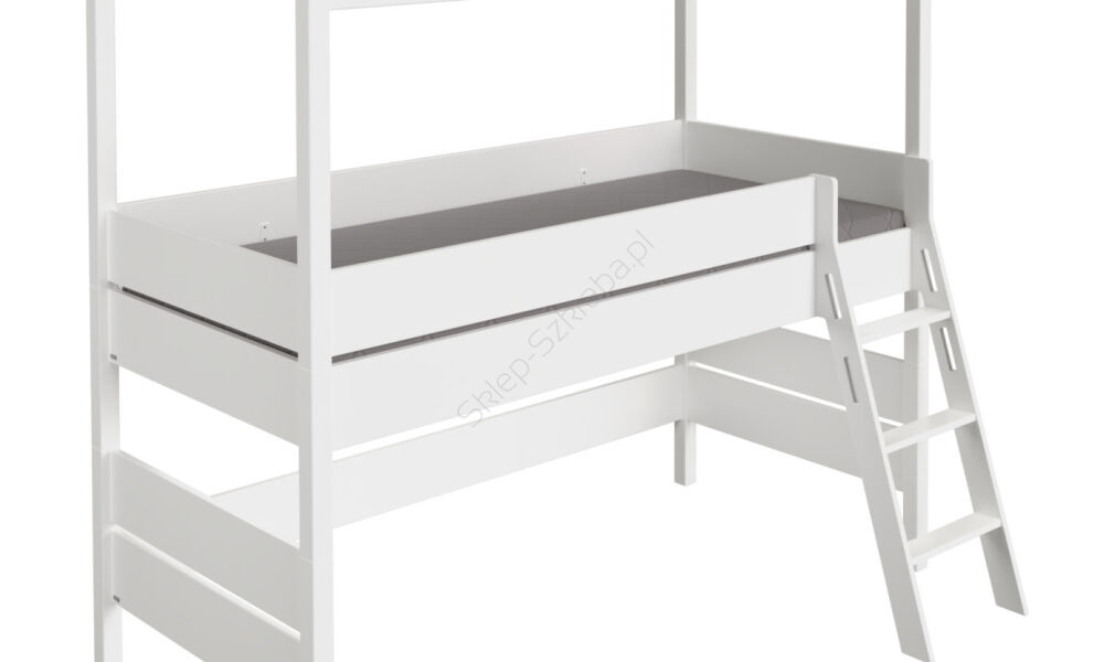 Łóżko do zabawy PAIDI Tiny House kredowy-biały (90x200) (1396501)