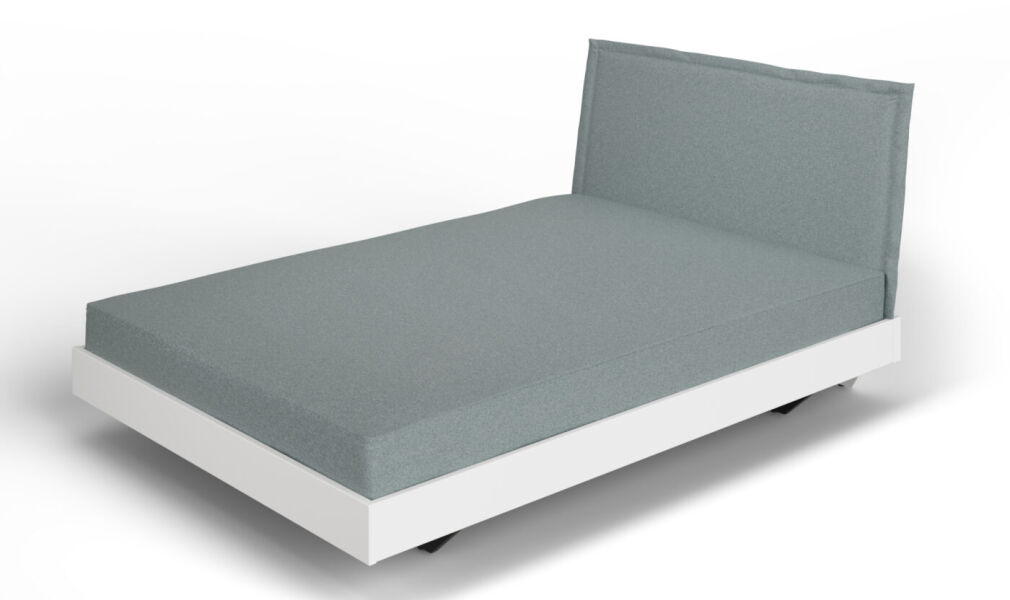 Materac z pianki chłodzącej PAIDI Home Base popielaty błękit 120x200 (2557326103)