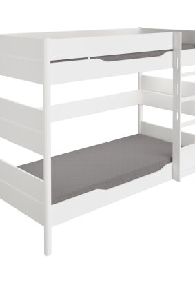 Łóżko podwójne 180cm 90x200 PAIDI Ylvie kredowy-biały (1158241)